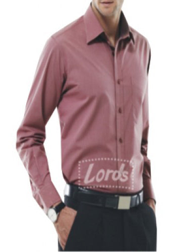 Shirt Formal Executive Style Shembrey Maroon Color COS-19