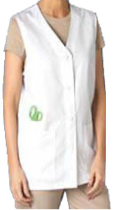 Coat Sleeve Less Doctor-Scientist-Pharmist Beautician Coat DRC-12