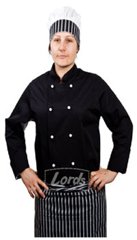 Chef Coat Executive Black Double Breasted Cook Coat ECC-56