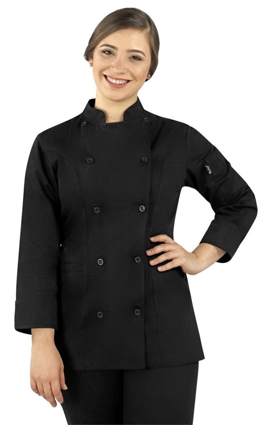 Female Chef Coat Executive White Double Breasted FECC-02