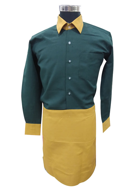 SERVICE SHIRT WITH APRON & P CAP