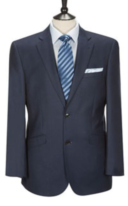 Blazer Navy Blue Twill Weave | Two Button Single Blazer