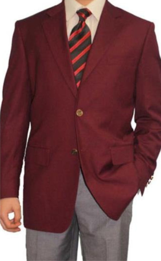 Suit Maroon With Grey Trouser Complete Two Button Blazer, Trouser, Shirt & Neck Tie. . PRICE RS 1899 PER PIECE. MOQ 1