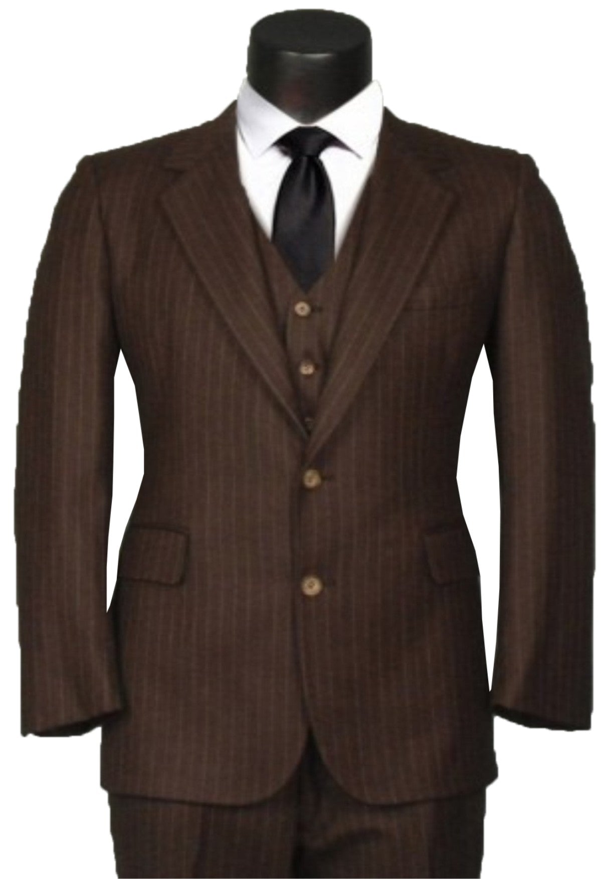 Suit Men's Formal Three Piece Blazer, Trouser, Waist Coat, Shirt &  Neck Tie.