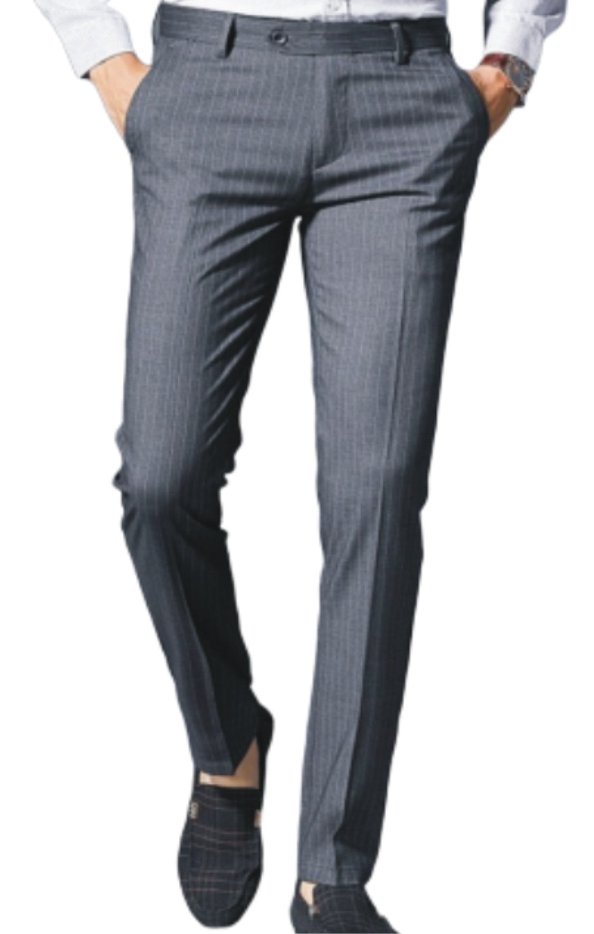 Trouser Pant Men's Formal Non Pleated Stripe Trouser PRICE RS 325 PER PIECE MOQ 2