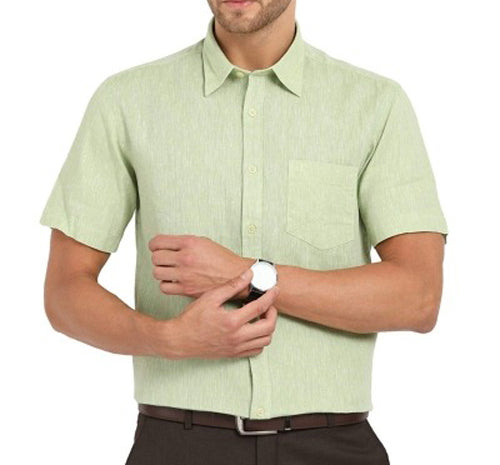 Shirt Half Sleeve Pista Green Color HSH-11