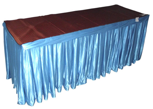 Frill Table Skirting Heavy Lycra - Banquet Table TS-10