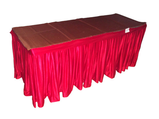 Frill Table Skirting Heavy Lycra - Banquet Table TS-11