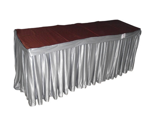 Frill Table Skirting Heavy Lycra - Banquet Table TS-12