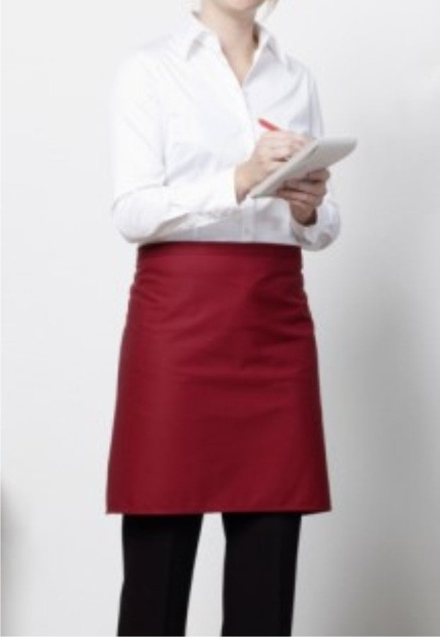 Apron waist Bistro Gaberdine Red Moq 6