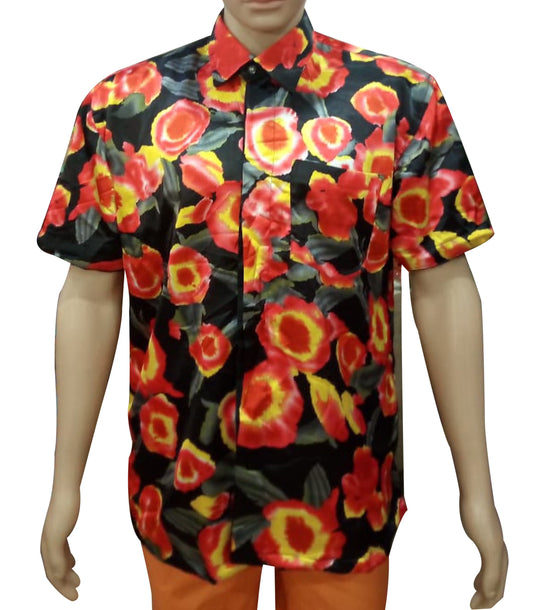 Shirts Caribbean Printed Short Sleeve PTD-15