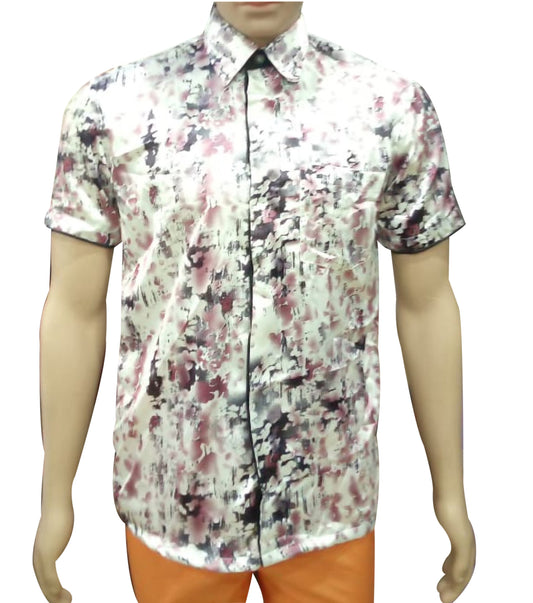 Shirts Caribbean Printed Short Sleeve PTD-38