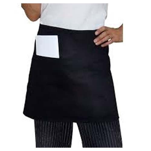WAIST APRON BLACK GEBERDINE BLENDED SUITING FABRIC RS 95 MINIMUM BUY 6 PIECE