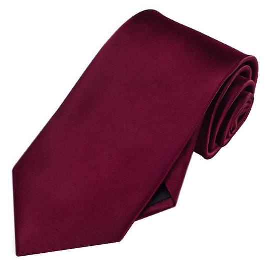 Neck Tie Sleek Maroon Micro Twill Fabric NTC-21