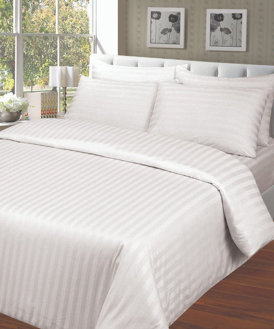 Bedsheet Bed Sheet Stripe 210 TC Cotton Single Bed